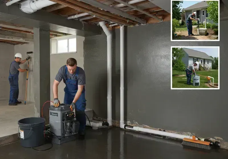 Basement Waterproofing and Flood Prevention process in Deer Park, IL